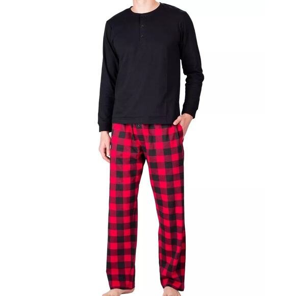New ~ SLEEP HERO ~ Knit Long Sleeve Pajama Set Size XXL - Picture 1 of 6